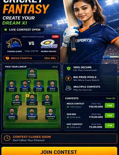 Pinbet777 (pinbet 777) fantasy cricket & matchday visual 3